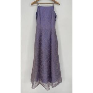 Morgan & Co. Lavender Purple Embroidered Prom Dress